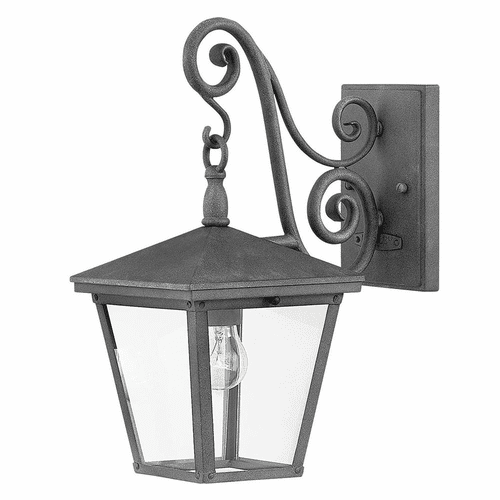 Hinkley Trellis Outdoor Small Wall Mount - Aged Zinc - 1430DZ