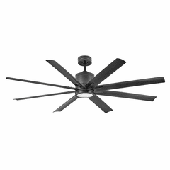 Hinkley Vantage 66" LED Ceiling Fan - Matte Black - 902466FMB-LWD