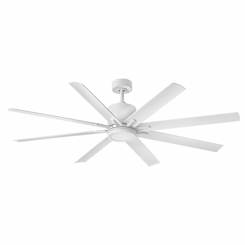 Hinkley Vantage 66" LED Ceiling Fan - Matte White - 902466FMW-LWD