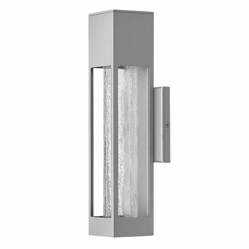 Hinkley Vapor Outdoor Small Wall Mount - Titanium - 2850TT