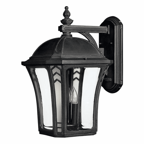 Hinkley Wabash Outdoor Large Wall Mount - Museum Black - 1335MB-LED