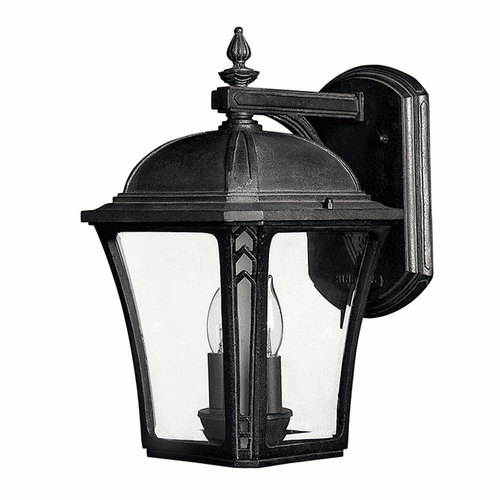 Hinkley Wabash Outdoor Medium Wall Mount - Museum Black - 1334MB-LED