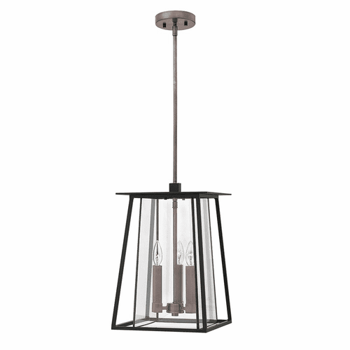 Hinkley Walker Outdoor Hanging Light - Black - 2102BK-LL