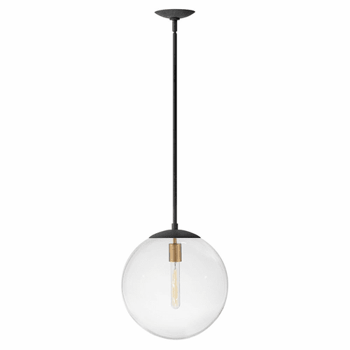 Hinkley Warby Medium Orb Pendant - Aged Zinc - 3744DZ