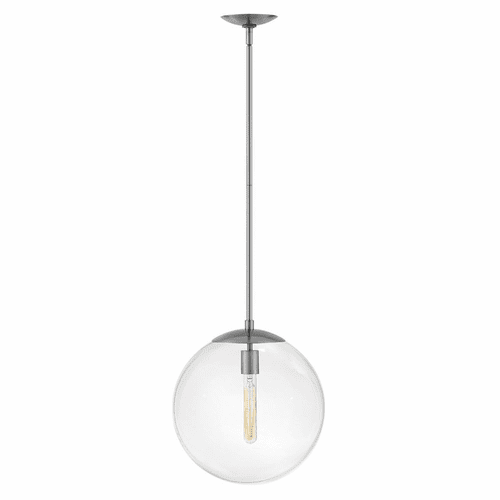 Hinkley Warby Medium Orb Pendant - Polished Antique Nickel - 3744PL