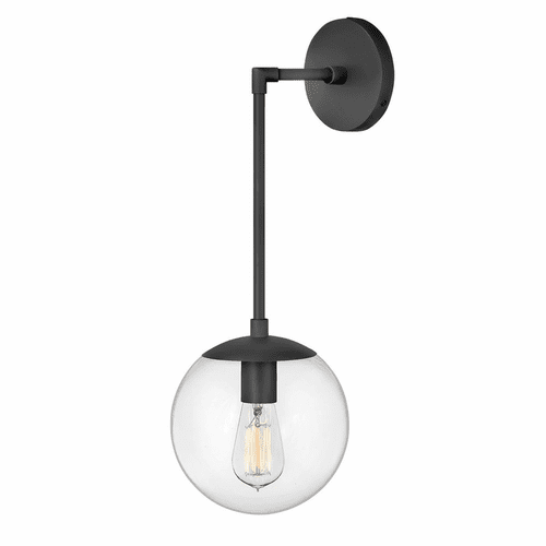 Hinkley Warby Single Light Sconce - Black - 3742BK
