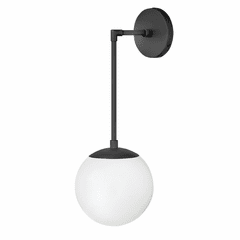 Hinkley Warby Single Light Sconce - Black - 3742BK-WH