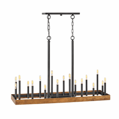 Hinkley Wells Chandelier - Weathered Brass - 3868WA