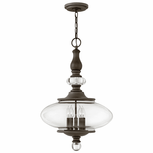 Hinkley Wexley Single Tier Chandelier - Oil Rubbed Bronze - 4325OZ