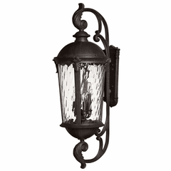 Hinkley Windsor Outdoor Extra Large Wall Mount - Black - 1929BK