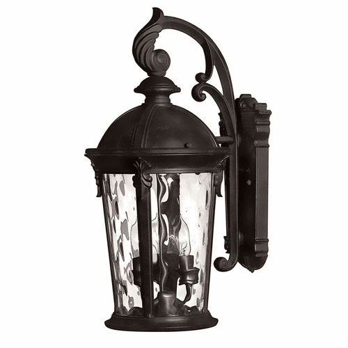 Hinkley Windsor Outdoor Small Wall Mount - Black - 1898BK