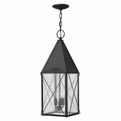 Hinkley York Outdoor Hanging Light - Black - 1842BK