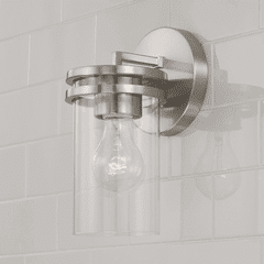 HomePlace Lighting Fuller 1-Light Sconce - 648711BN-539