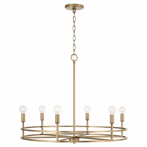 HomePlace Lighting Fuller 6-Light Chandelier - 448761AD