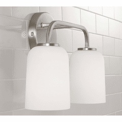 HomePlace Lighting Lawson 2-Light Vanity - 148821BN-542