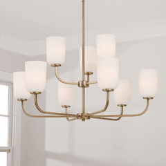 HomePlace Lighting Lawson 9-Light Chandelier - 448891AD-542