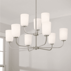 HomePlace Lighting Lawson 9-Light Chandelier - 448891BN-542