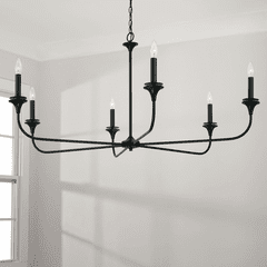 HomePlace Lighting Presley 6-Light Chandelier - 448961MB