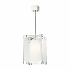 Hudson Valley Achilles 1-LT Small Pendant - Polished Nickel - 4125-PN