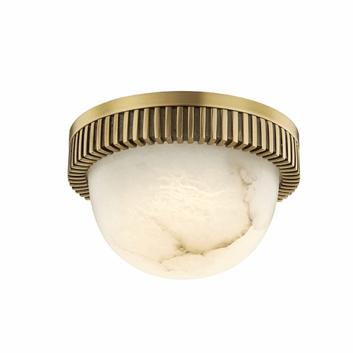 Hudson Valley Ainsley LED Flush Mount - Aged Brass - 1430-AGB