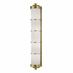 Hudson Valley Albany 4-LT Wall Sconce - Aged Brass - 3833-AGB
