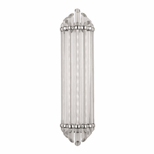 Hudson Valley Albion LED Bath Light Bracket - Polished Nickel - 414-PN