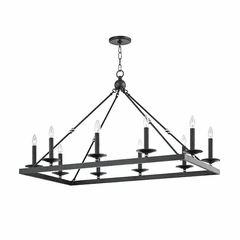 Hudson Valley Allendale 10-LT Chandelier - Aged Old Bronze - 3244-AOB