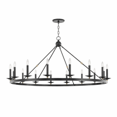 Hudson Valley Allendale 16-LT Chandelier - Aged Old Bronze - 3216-AOB