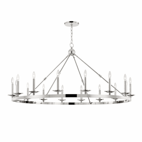 Hudson Valley Allendale 16-LT Chandelier - Polished Nickel - 3216-PN
