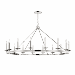 Hudson Valley Allendale 16-LT Chandelier - Polished Nickel - 3216-PN