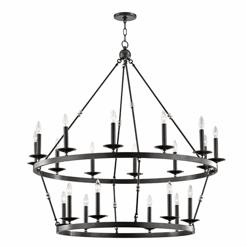 Hudson Valley Allendale 20-LT Chandelier - Aged Old Bronze - 3247-AOB