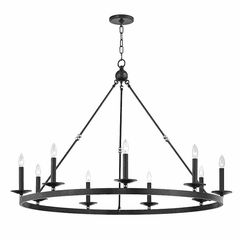Hudson Valley Allendale 9-LT Chandelier - Aged Old Bronze - 3209-AOB