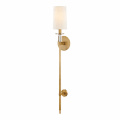 Hudson Valley Amherst 1-LT Wall Sconce - Aged Brass - 8536-AGB