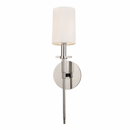 Hudson Valley Amherst 1-LT Wall Sconce - Polished Nickel - 8511-PN