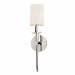Hudson Valley Amherst 1-LT Wall Sconce - Polished Nickel - 8511-PN
