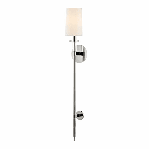 Hudson Valley Amherst 1-LT Wall Sconce - Polished Nickel - 8536-PN