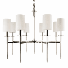 Hudson Valley Amherst 8-LT Chandelier - Polished Nickel - 8518-PN