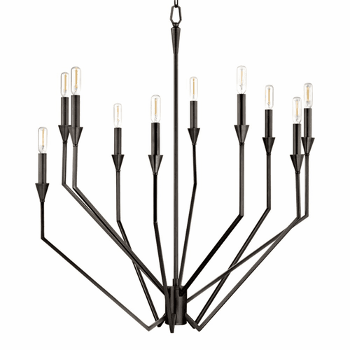 Hudson Valley Archie 10-LT Chandelier - Old Bronze - 8510-OB