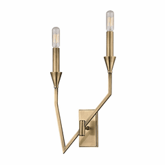 Hudson Valley Archie 2-LT Right Wall Sconce - Aged Brass - 8502R-AGB