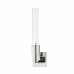 Hudson Valley Asher 1-LT Wall Sconce - Polished Nickel - 1201-PN