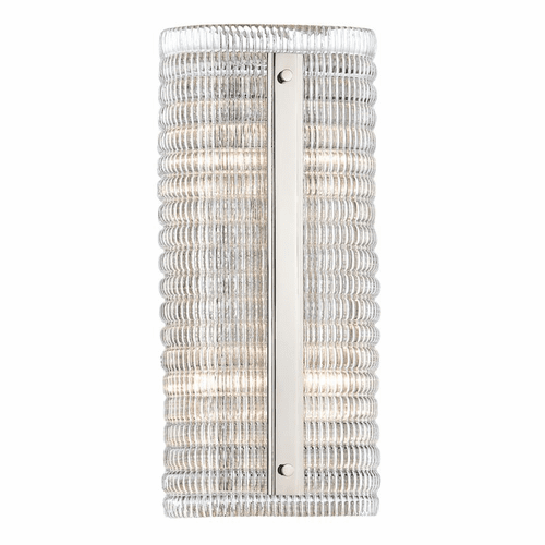 Hudson Valley Athens 2-LT Wall Sconce - Polished Nickel - 2854-PN