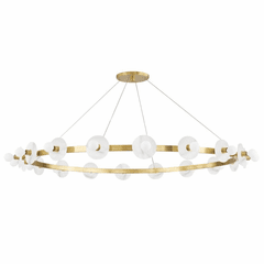 Hudson Valley Austen 18 Light Chandelier - Aged Brass - 4258-AGB