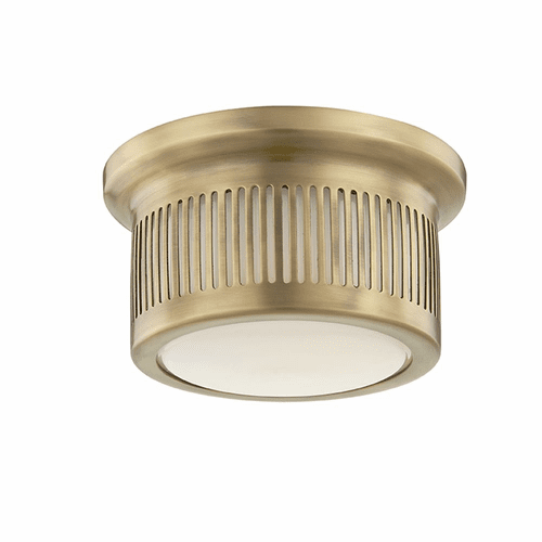 Hudson Valley Bangor LED Flush Mount - Aged Brass - 1440-AGB