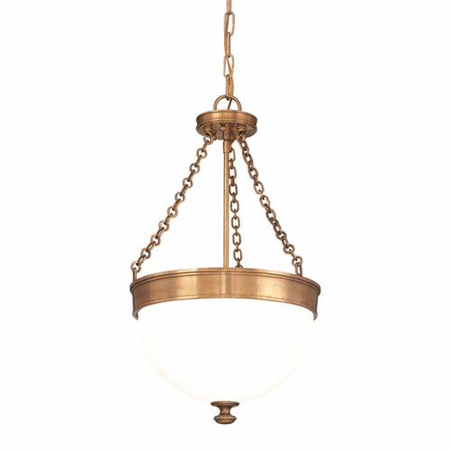 Hudson Valley Barrington 3-LT Pendant - Aged Brass - 324-AGB