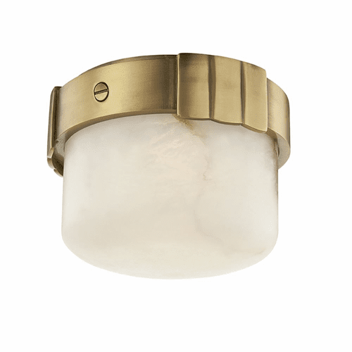 Hudson Valley Beckett LED Flush Mount - Aged Brass - 1410-AGB