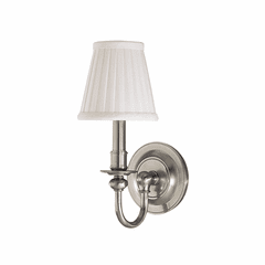 Hudson Valley Beekman 1-LT Wall Sconce - Satin Nickel - 1901-SN Hudson Valley Beekman 1-LT Wall Sconce - Satin Nickel - 1901-SN