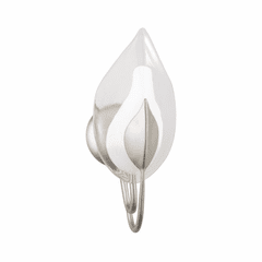 Hudson Valley Blossom 1 Light Wall Sconce - Silver Leaf - 4801-SL