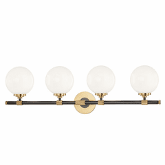 Hudson Valley Bowery 4-LT Bath Light Bracket - Aged Old Bronze - 3704-AOB