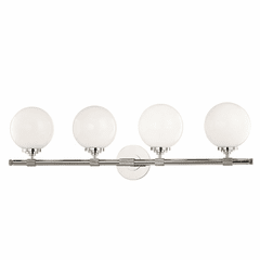 Hudson Valley Bowery 4-LT Bath Light Bracket - Polished Nickel - 3704-PN