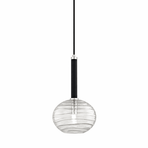 Hudson Valley Breton 1-LT Pendant - Polished Nickel - 2410-PN